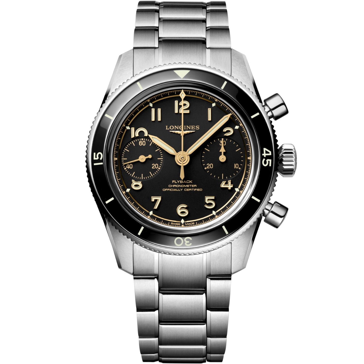 Longines spirit pilot flyback chronograph