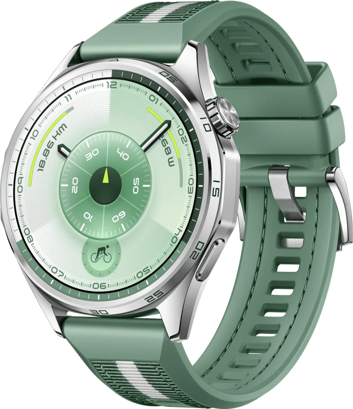 Huawei Watch GT 6 46 mm Zilver/Groen