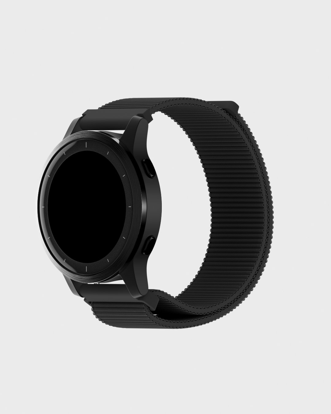 Holdit Watch Band Nylon Black 22mm