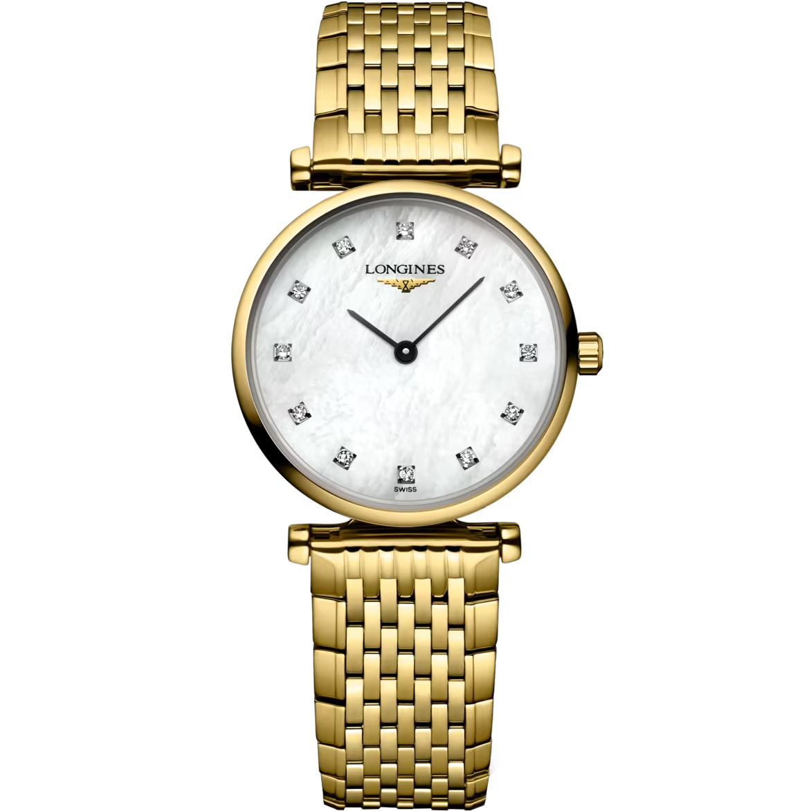 Longines La grande classique de  extra small 24 mm met diamant