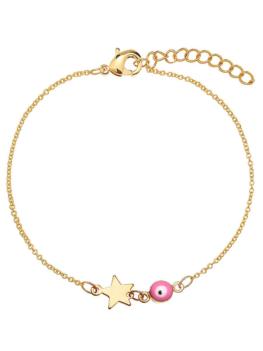 Fashionize Armband Eye Star Roze