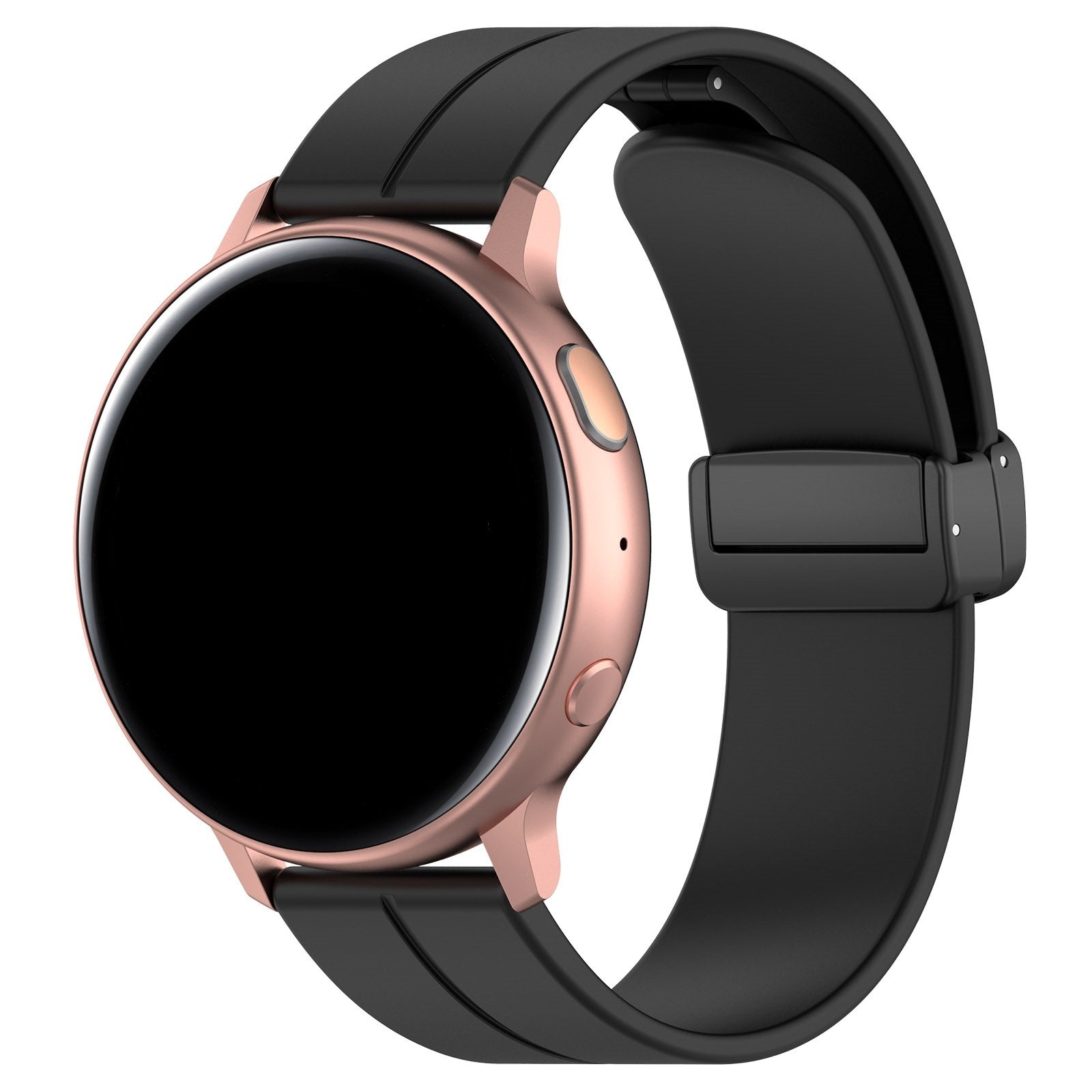 Amazfit Bip 5 d-buckle siliconen bandje (zwart)