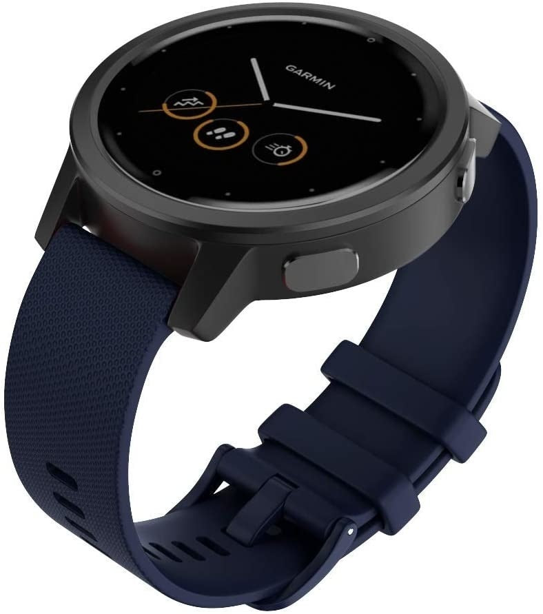 Garmin Vivomove 3s silicone band - 39mm - donkerblauw