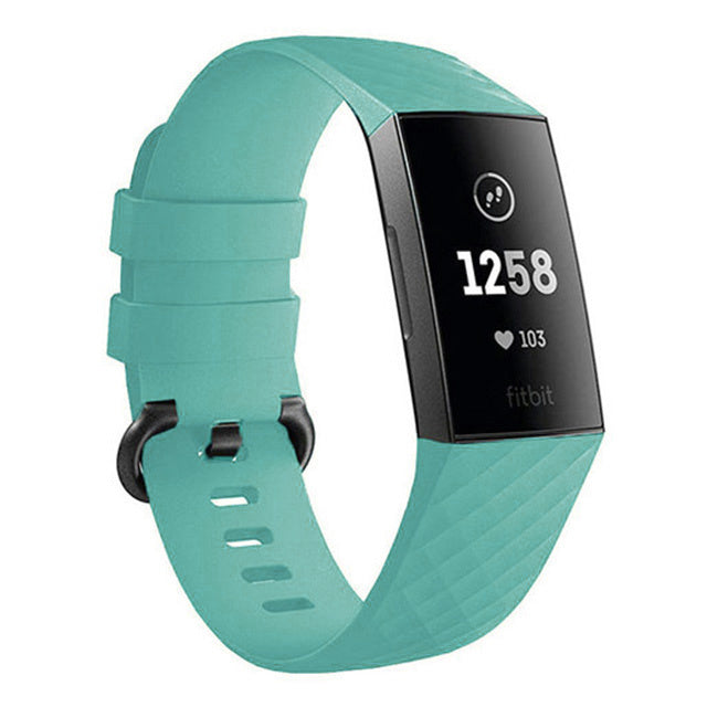 Fitbit Charge 4 silicone band (aqua)