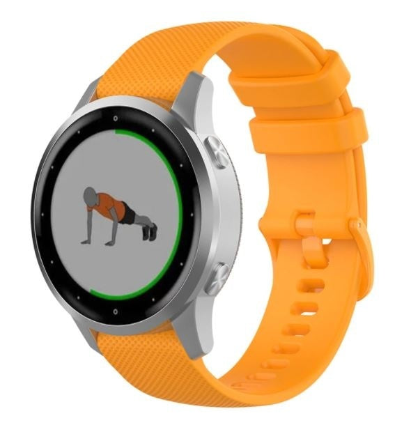 Garmin Vivoactive 4s silicone band - 40mm - oranje