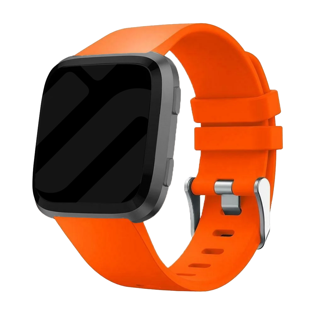 Fitbit Versa silicone band (oranje)