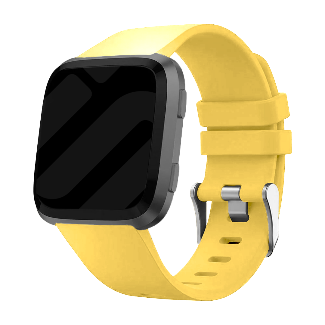 Fitbit Versa silicone band (geel)