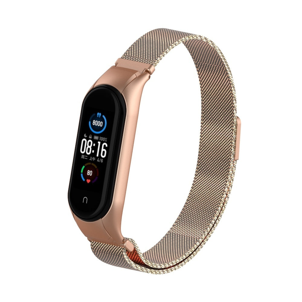 Xiaomi Mi Band 6 Milanese band (brons-goud)