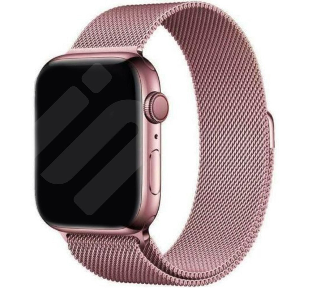Apple Watch Milanese band (roze)