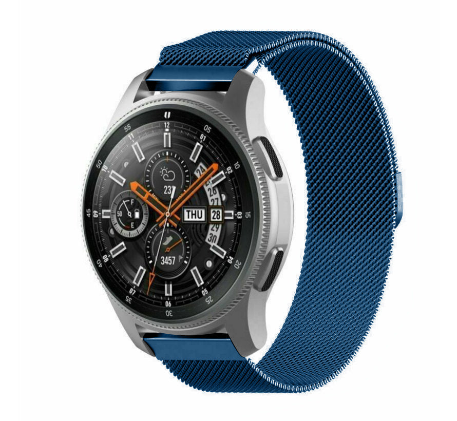 Samsung Galaxy Watch 46mm Milanese band (blauw)