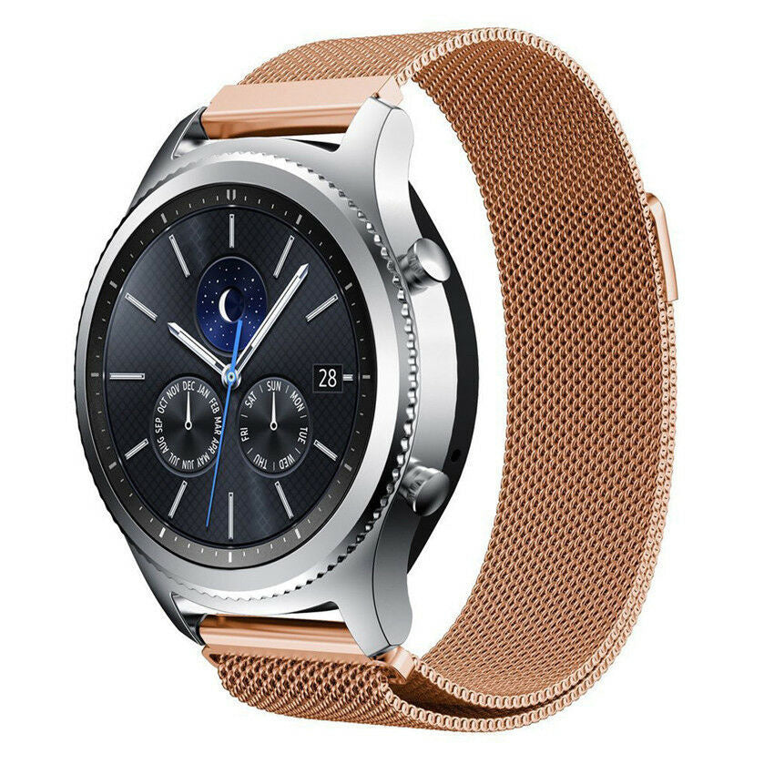Samsung Gear S3 Classic & Frontier Milanese band (rosé goud)