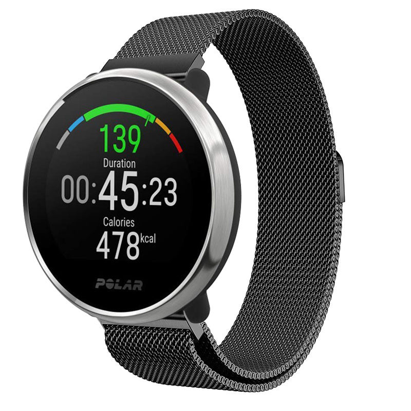 Polar Unite Milanese band (zwart)