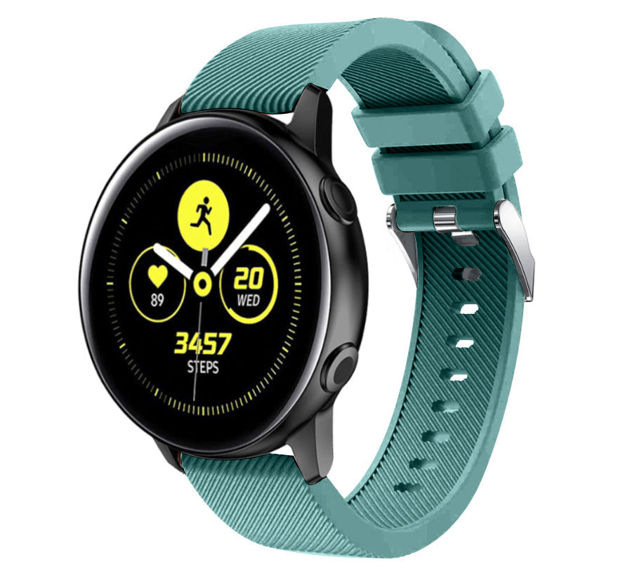 Samsung Galaxy Watch Active / Active 2 silicone band (dennengroen)