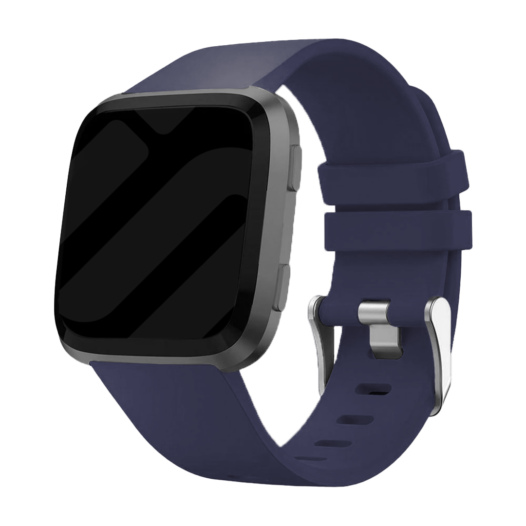 Fitbit Versa / Versa 2 silicone band (donkerblauw)