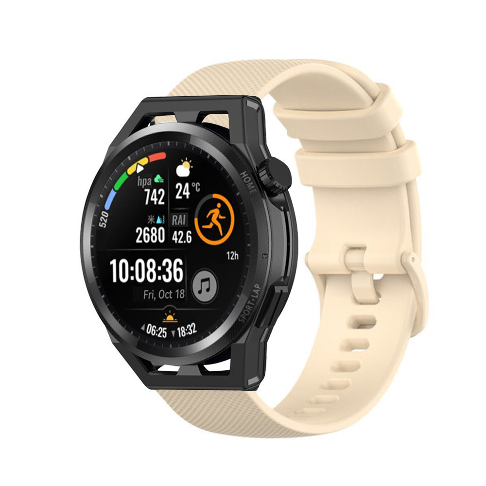 Huawei Watch GT luxe siliconen bandje (beige)
