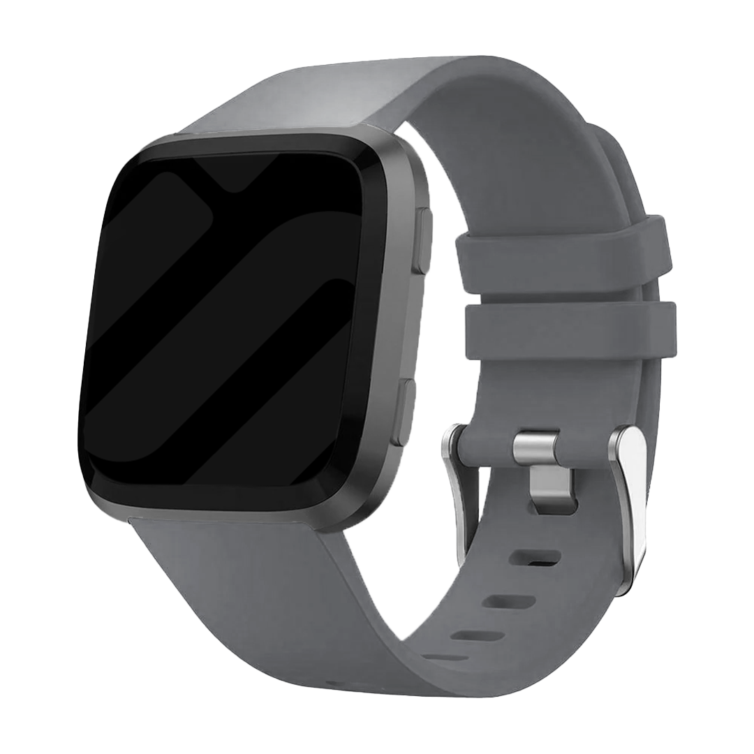 Fitbit Versa / Versa 2 silicone band (grijs)