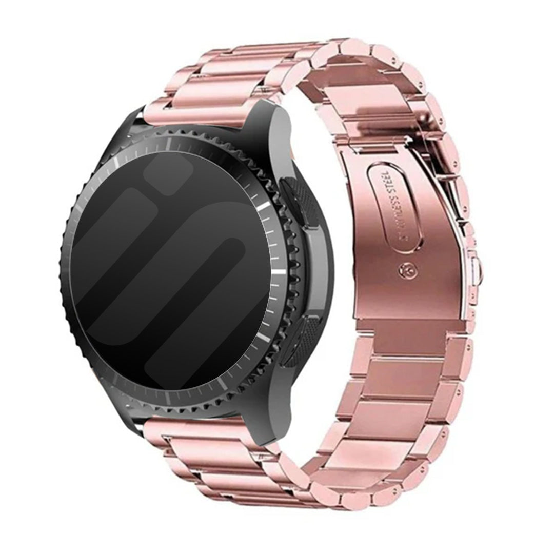 Coros Apex 42mm stalen band (roze)