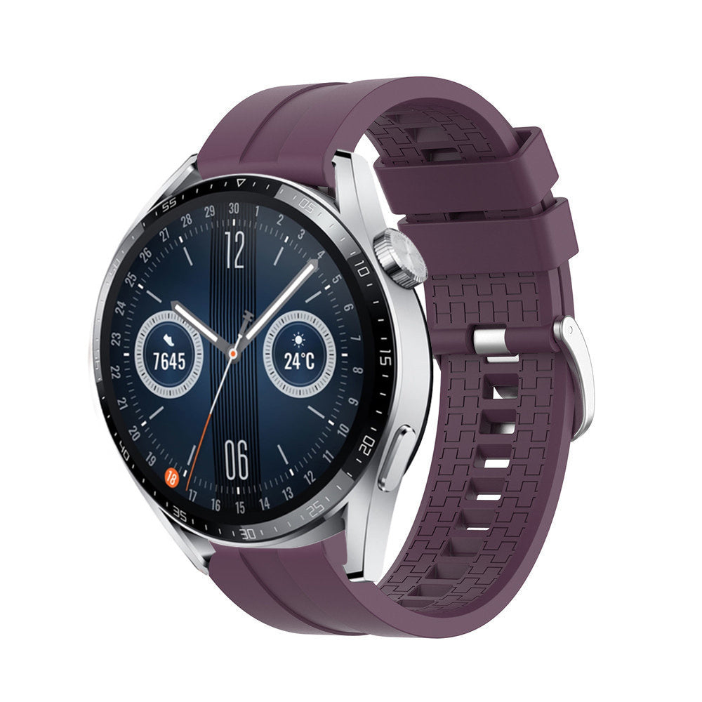 Huawei Watch GT 3 46mm extreme silicone band (paars)