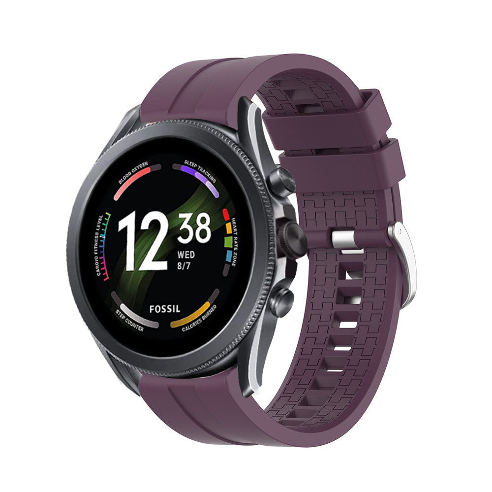 Fossil Gen 6 44mm extreme silicone band (paars)
