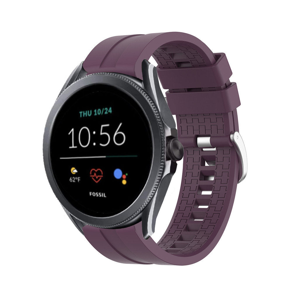 Fossil Gen 5e 44mm extreme silicone band (paars)