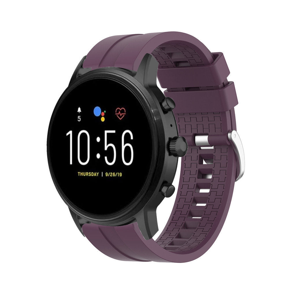 Fossil Gen 5 extreme silicone band (paars)