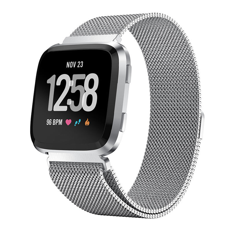 Fitbit Versa / Versa 2 Milanese band (zilver)