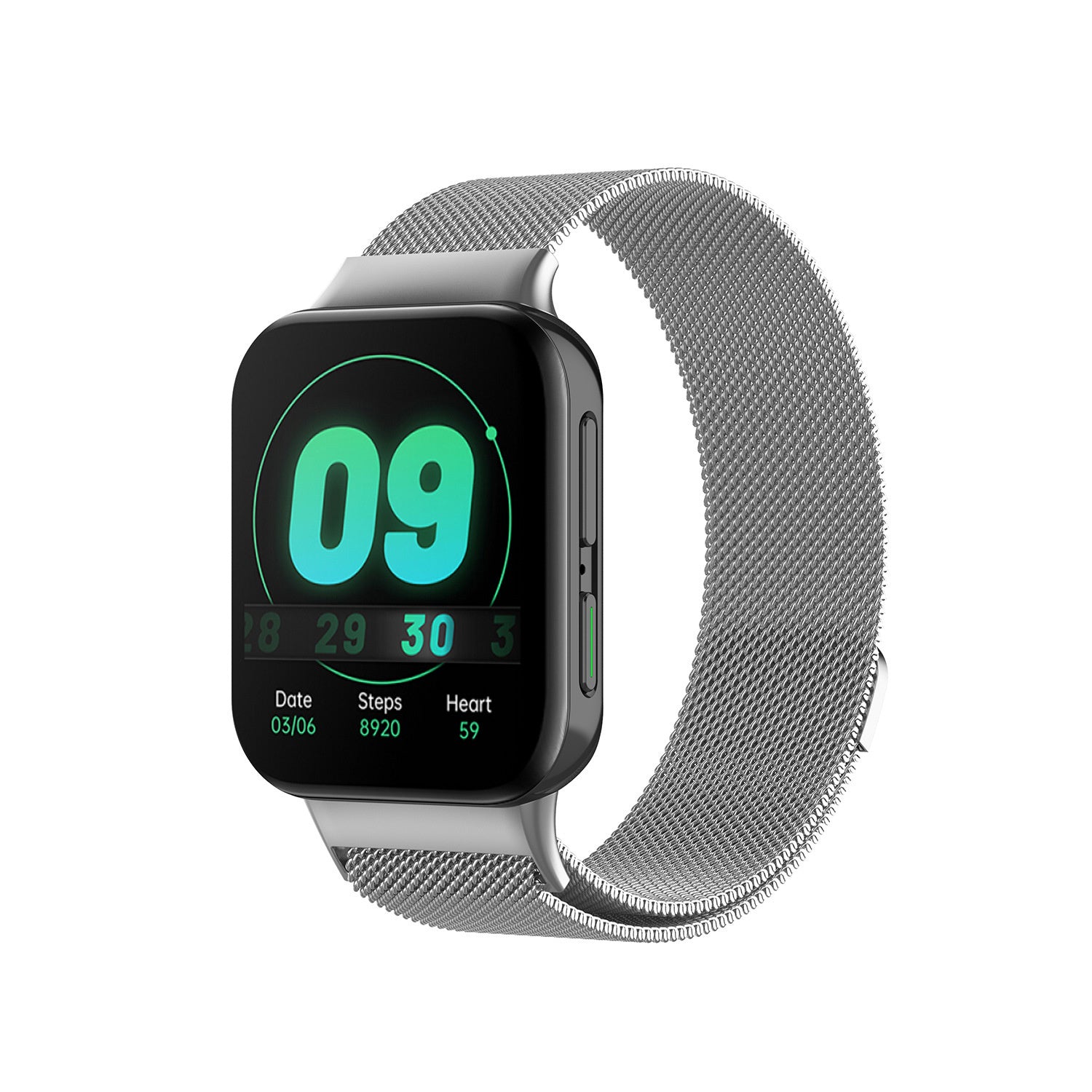 Oppo Watch Milanese band (zilver)