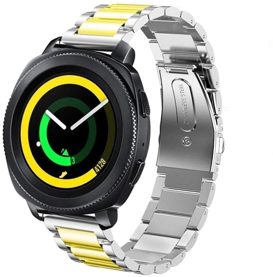 Samsung Gear Sport stalen bandje (zilver/goud)