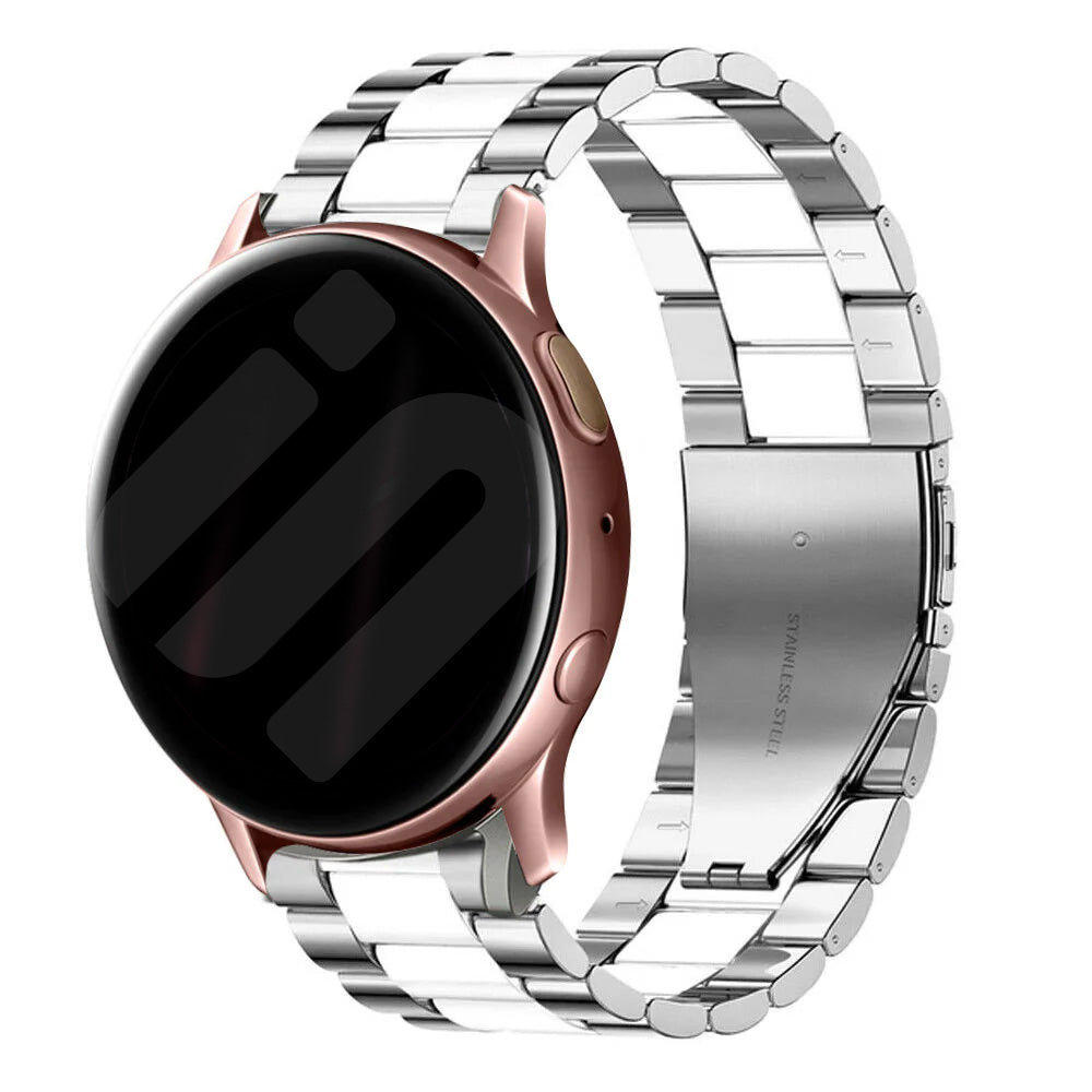 Amazfit GTR Mini stalen band (zilver/wit)