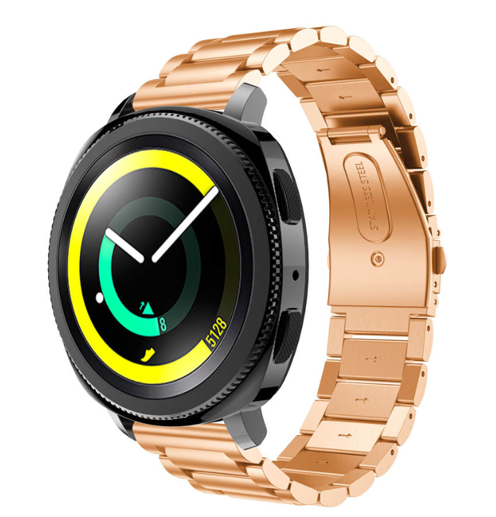 Samsung Gear Sport stalen band (rosé goud)