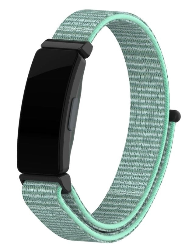 Fitbit Inspire / Inspire HR / Inspire 2 nylon bandje (aqua)