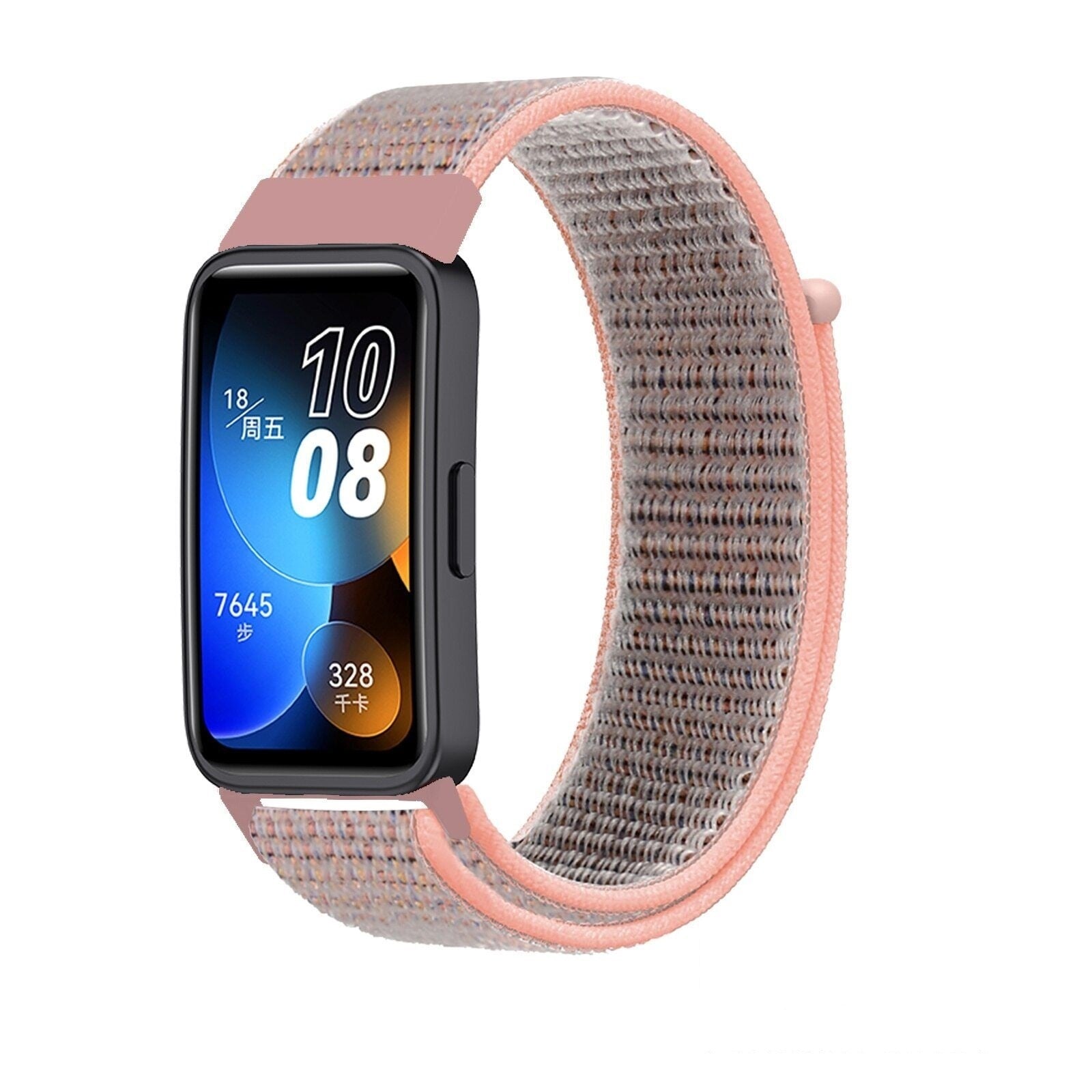 Huawei Band 8 nylon bandje (roze)