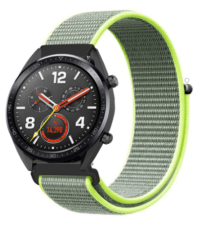 Huawei Watch GT 2 nylon band (fluoriserend)