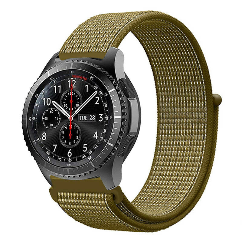 Samsung Galaxy Watch 46mm nylon band (olijf)