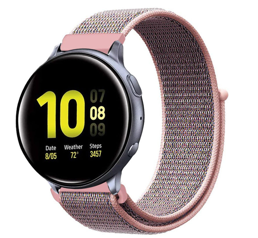 Samsung Galaxy Watch Active / Active2 nylon band (pink sand)