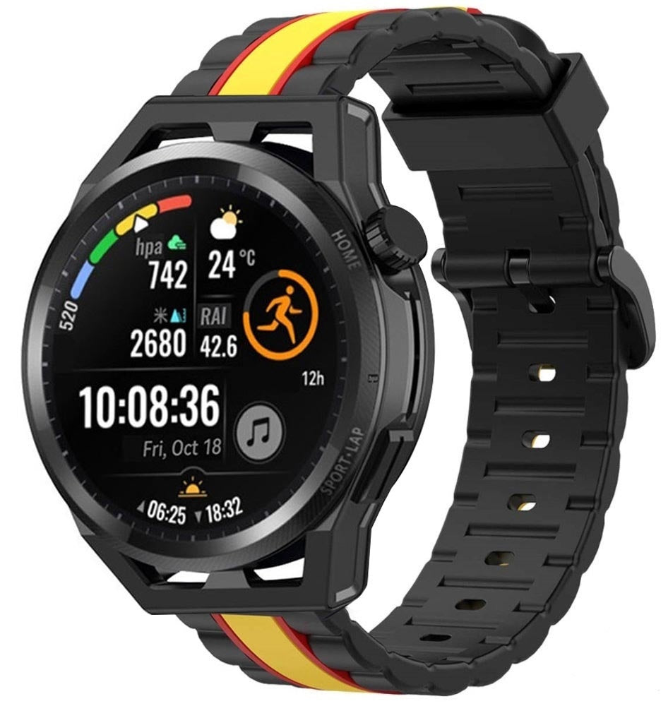 Huawei Watch GT Runner Special Edition band (zwart/geel)