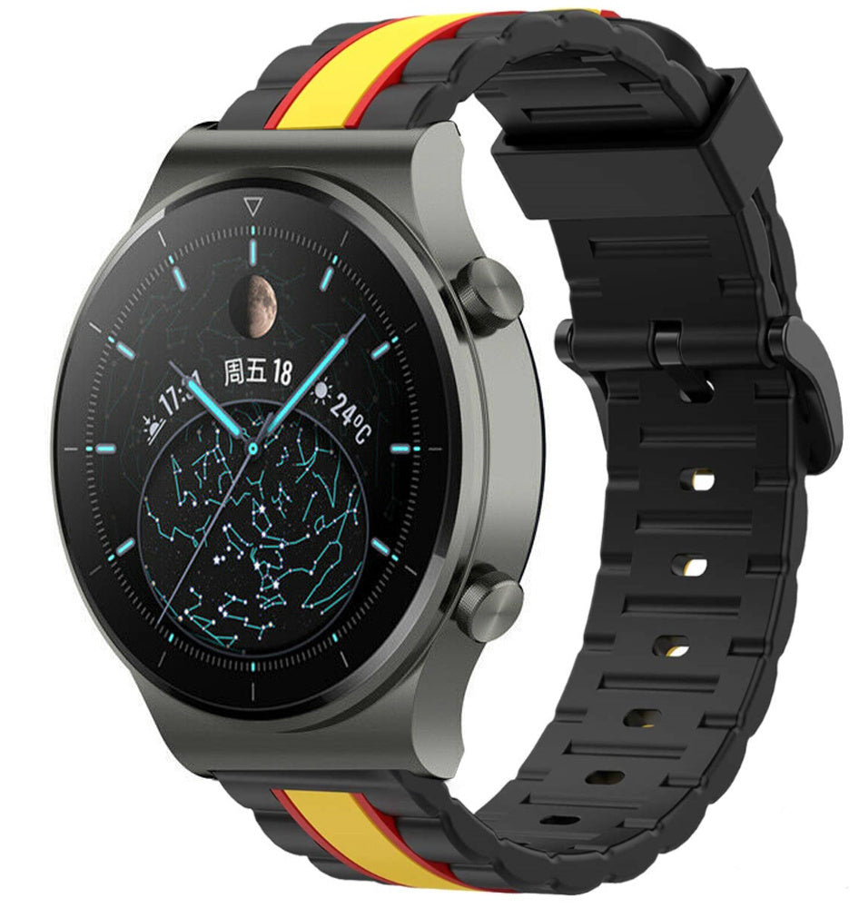 Huawei Watch GT 2 Pro Special Edition band (zwart/geel)