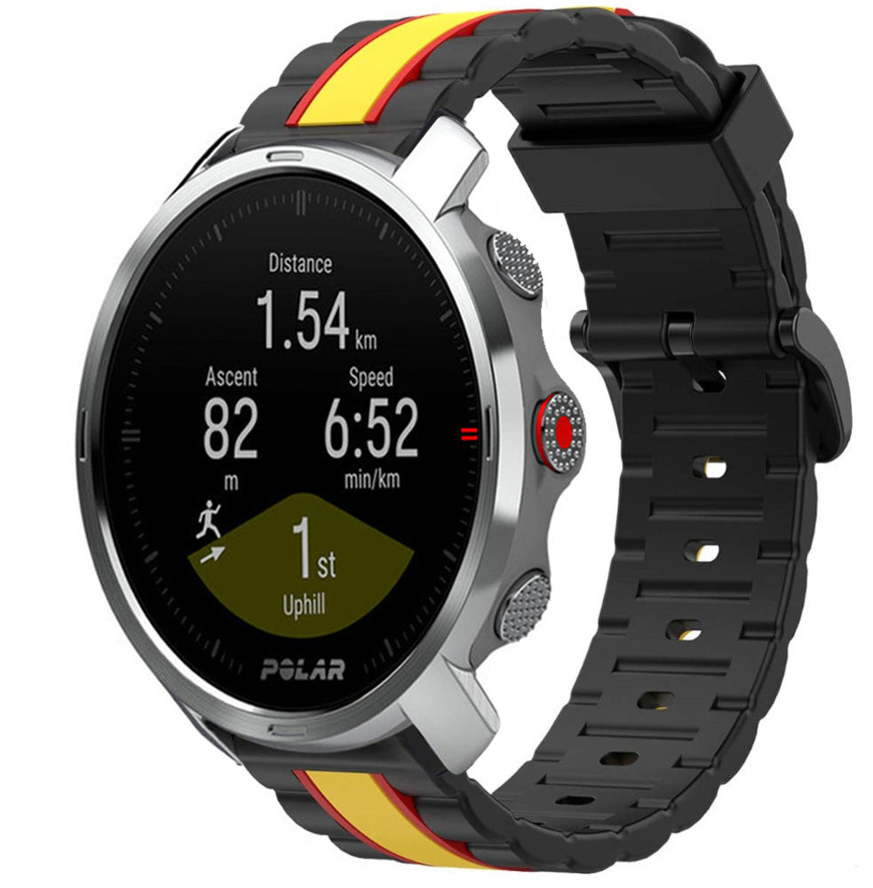 Polar Grit X Special Edition band (zwart/geel)