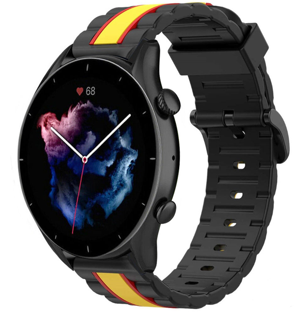 Amazfit GTR 3  (Pro) Special Edition band (zwart/geel)