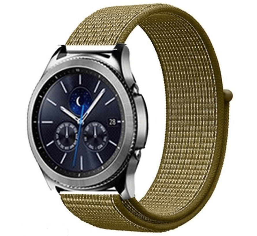 Samsung Gear S3 Classic & Frontier nylon band (olijf)