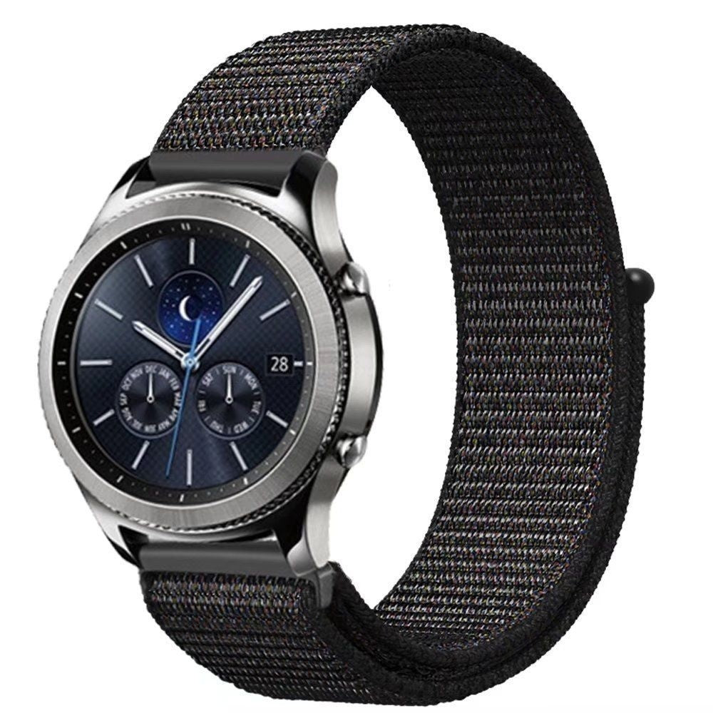 Samsung Gear S3 Classic & Frontier nylon bandje (zwart)