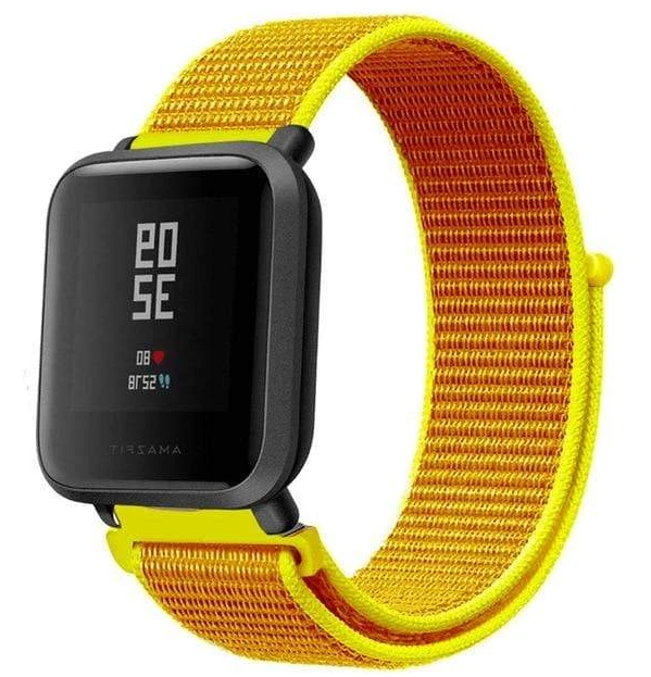 Xiaomi Amazfit Bip nylon band (lichtgeel)