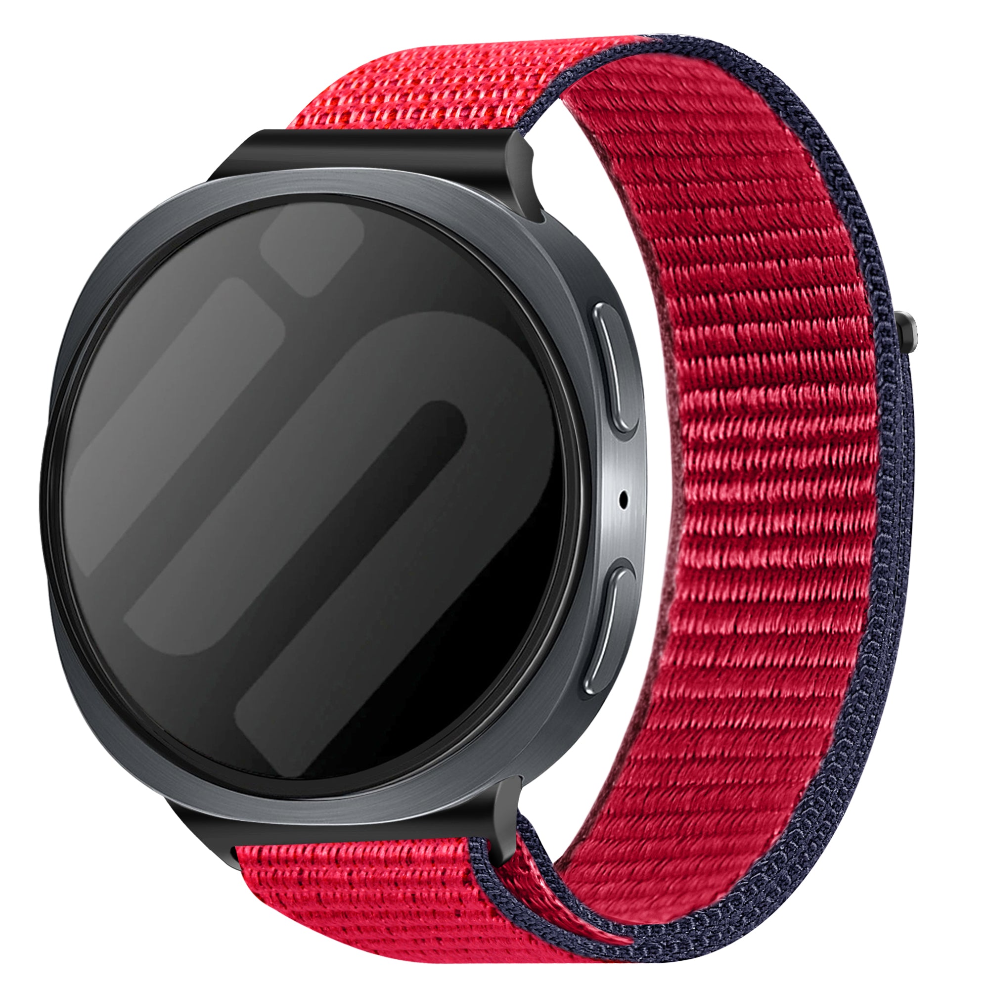 Samsung Galaxy Watch 8 Classic nylon bandje (rood mix)
