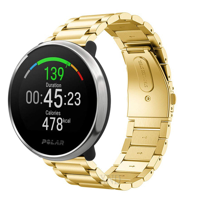 Polar Unite stalen band (goud)