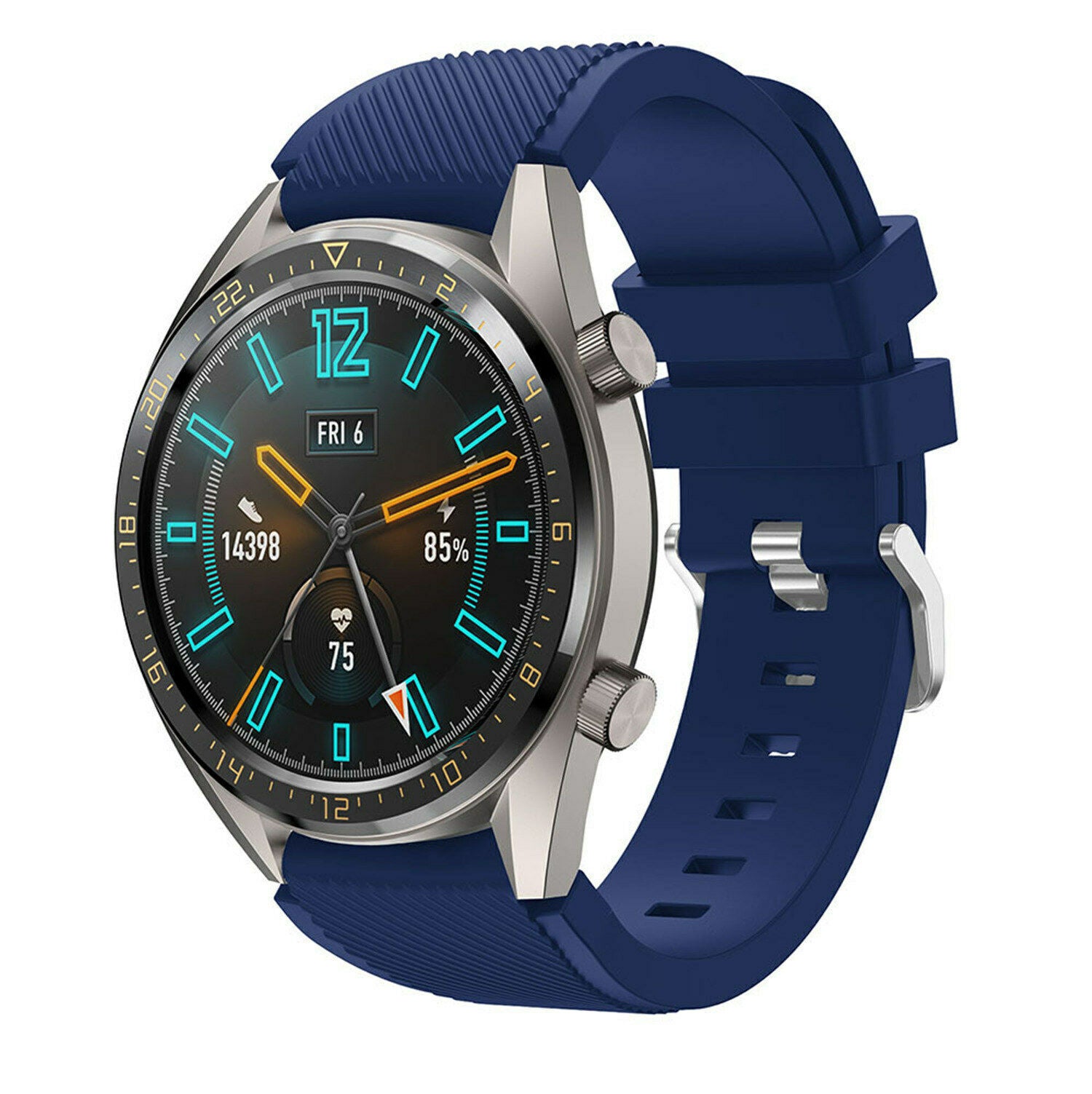 Huawei Watch GT 2 siliconen bandje (donkerblauw)