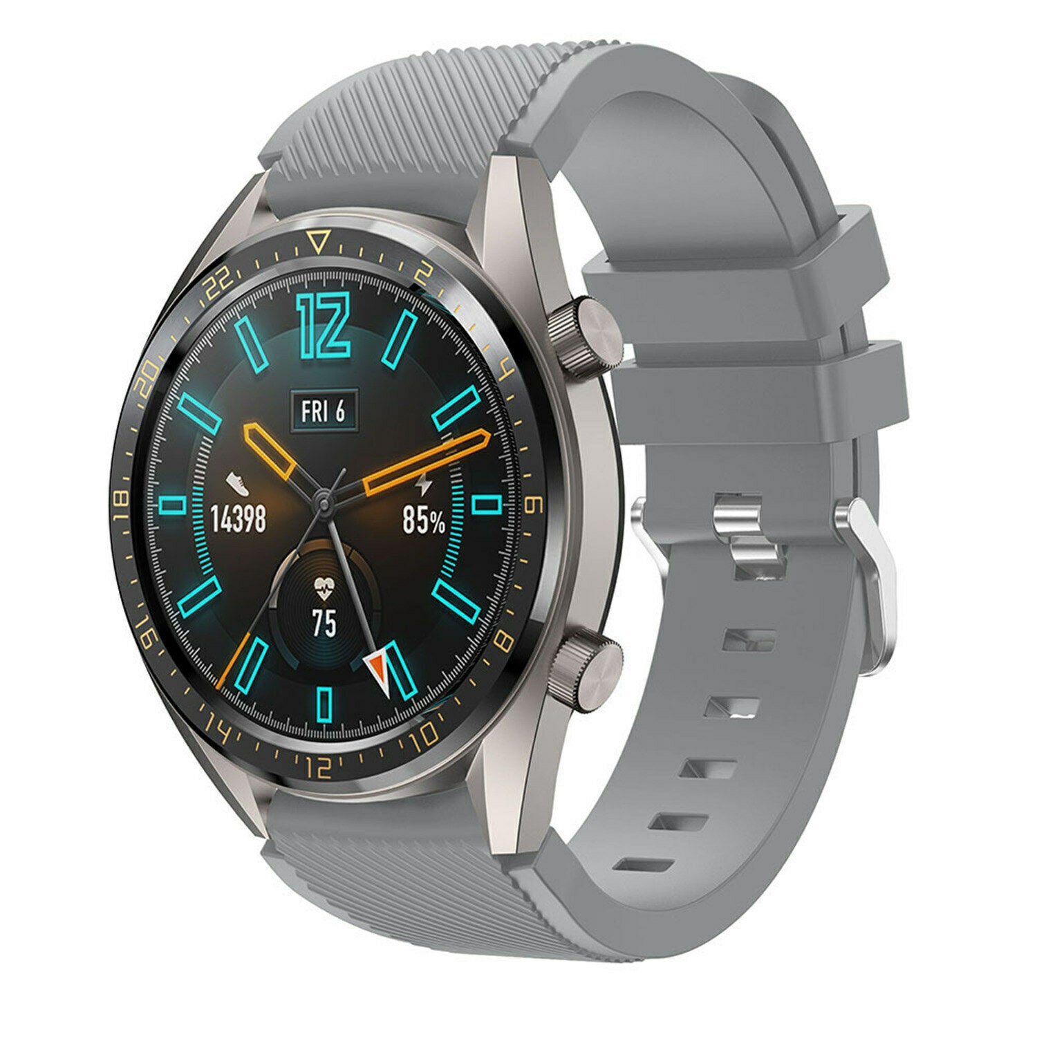 Huawei Watch GT 2 siliconen bandje (grijs)