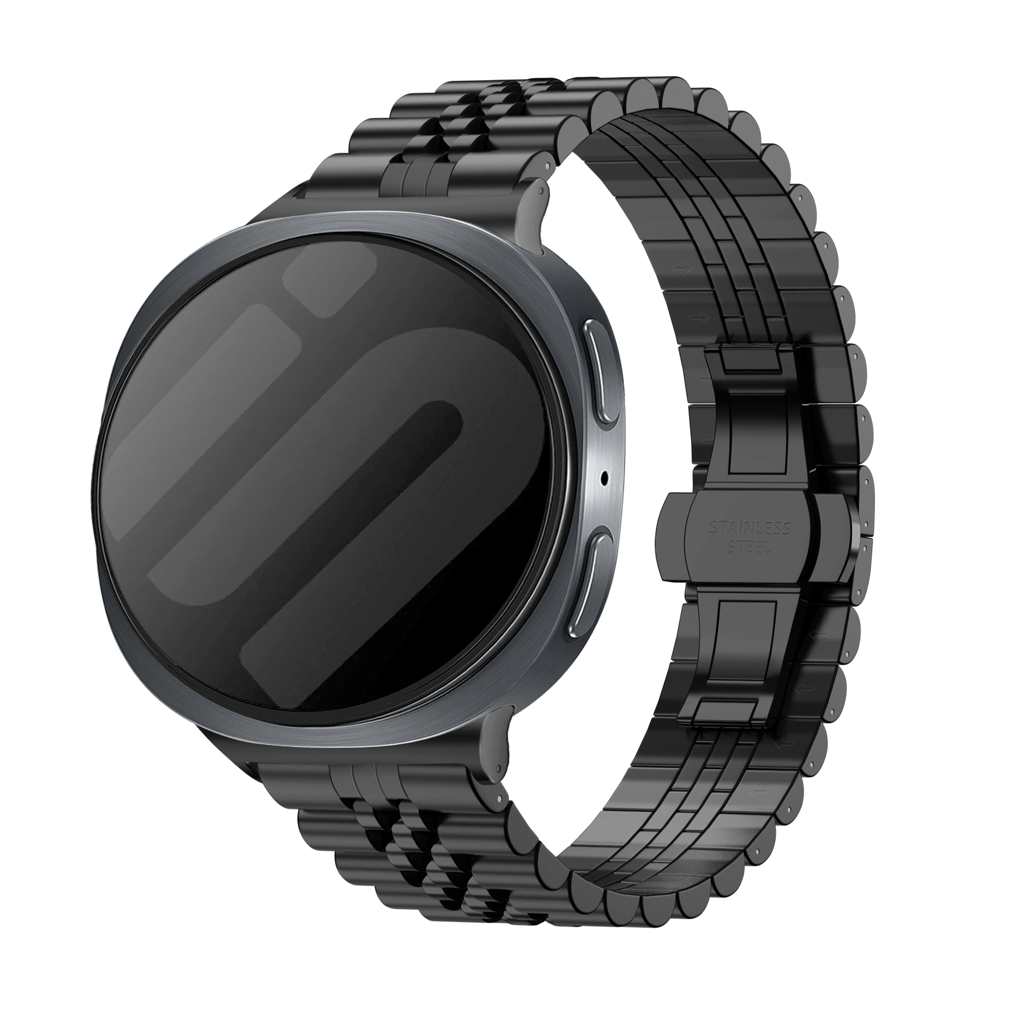 Samsung Galaxy Watch 8 Classic Jubilee stalen band (zwart)