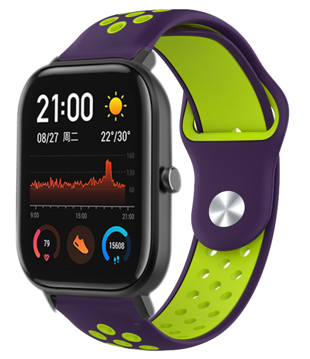 Xiaomi Amazfit GTS sport band (paars/geel)