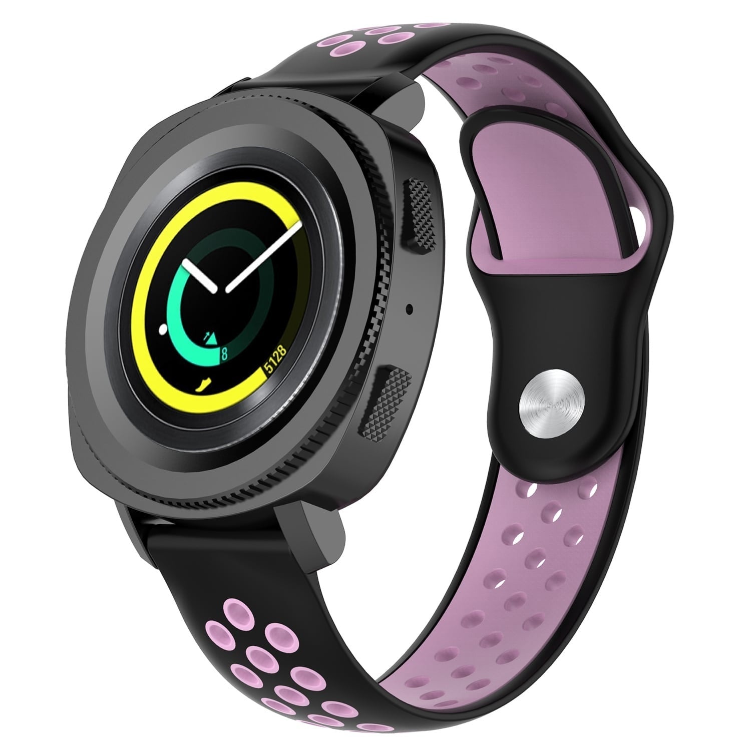 Samsung Gear Sport sport band (zwart/roze)
