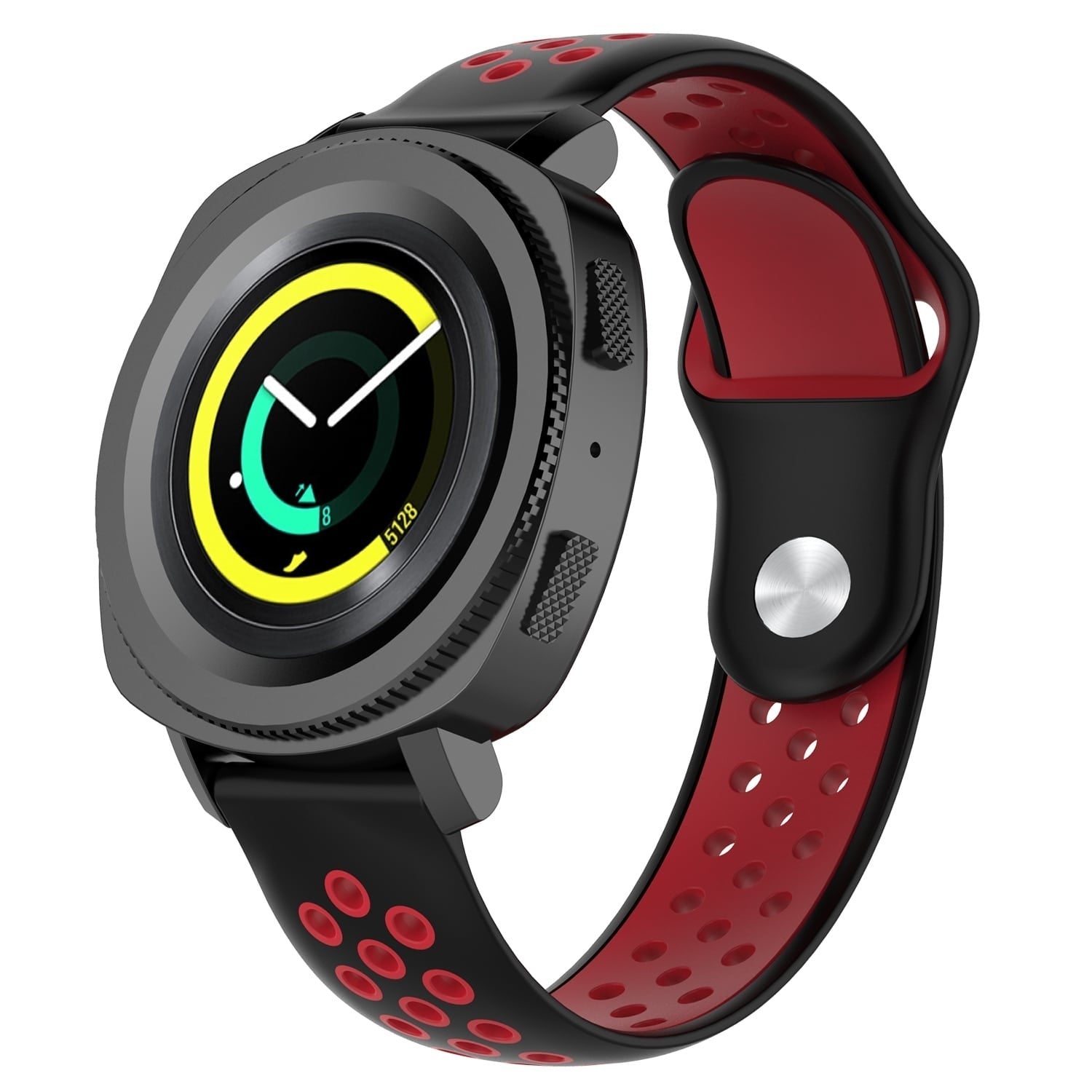 Samsung Gear Sport sport band (zwart/rood)